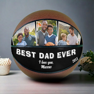 Ballon De Basket Best Papa Ever 3 Photo Collage père