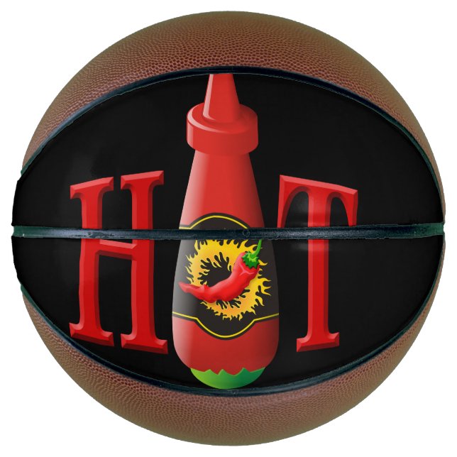 Ballon De Basket Bouteille de sauce chaude (Devant)