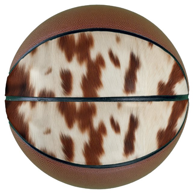 Ballon De Basket Brown noir blanc (Devant)