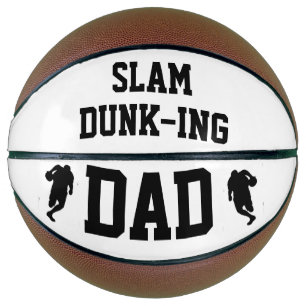 Ballon De Basket Cadeau fête des pères   Slam Dunk Papa Photo Keeps