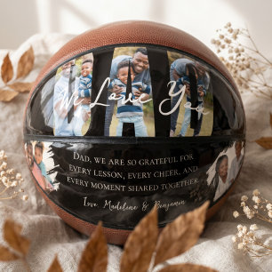 Ballon De Basket Cadeau personnalisé pour la fête des pères avec ph
