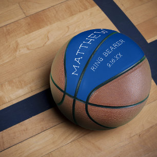 Ballon De Basket Cadeau personnalisé pour le porteur d'alliances de