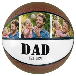 Ballon De Basket Cadeau personnalisé pour papa - Année de création