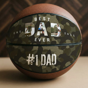 Ballon De Basket Cadre photo DAD Camouflage vert Motif #1 DAD