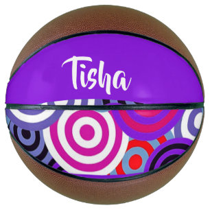 Ballon De Basket Cercles colorés motif