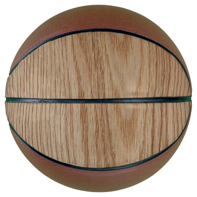 Ballon De Basket Chêne Graisse Chêne Look (Devant)