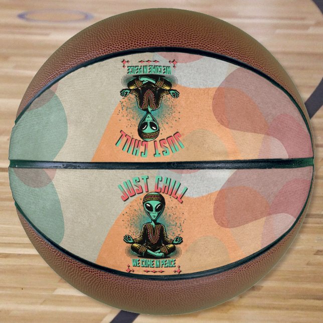 Ballon De Basket Chill, on vient en paix (Créateur téléchargé)