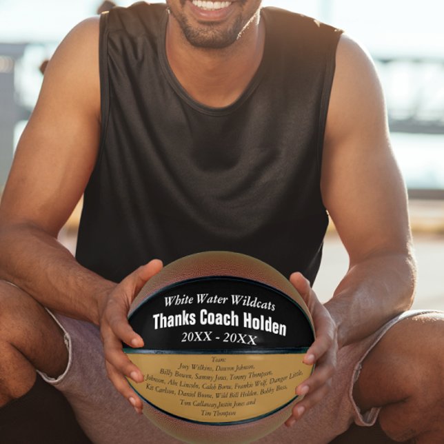 Ballon De Basket Coaches Personnalisées Nom Membres de l'équipe Ann (Créateur téléchargé)