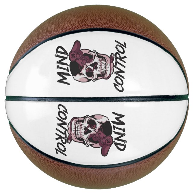 Ballon De Basket Conception de jeux de contrôle mental (Devant)