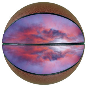 Ballon De Basket Coucher de soleil époustouflant