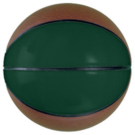 Ballon De Basket Couleur solide vert foncé