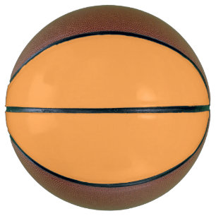 Ballon De Basket Couleur Uni Cantaloup Classique Élégant