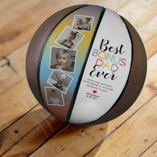 Ballon De Basket Cute Bonus Papa Fête des pères Photo Basketball