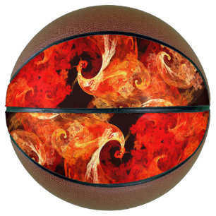 Ballon De Basket Danse Feux d'artifice Art Abstrait