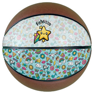 Ballon De Basket Doodles totalement mignons