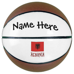 Ballon De Basket Drapeau albanais Albanie Personnalisé
