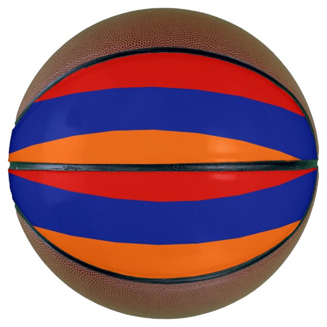 Ballon De Basket Drapeau Arménie (Devant)