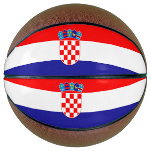 Ballon De Basket Drapeau Croatie