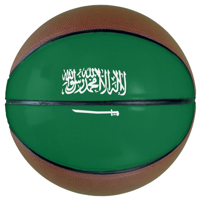 Ballon De Basket Drapeau de l'Arabie saoudite (Devant)