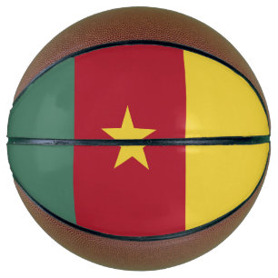 Ballon De Basket drapeau du Cameroun