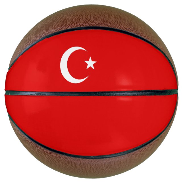 Ballon De Basket Drapeau turc (Devant)