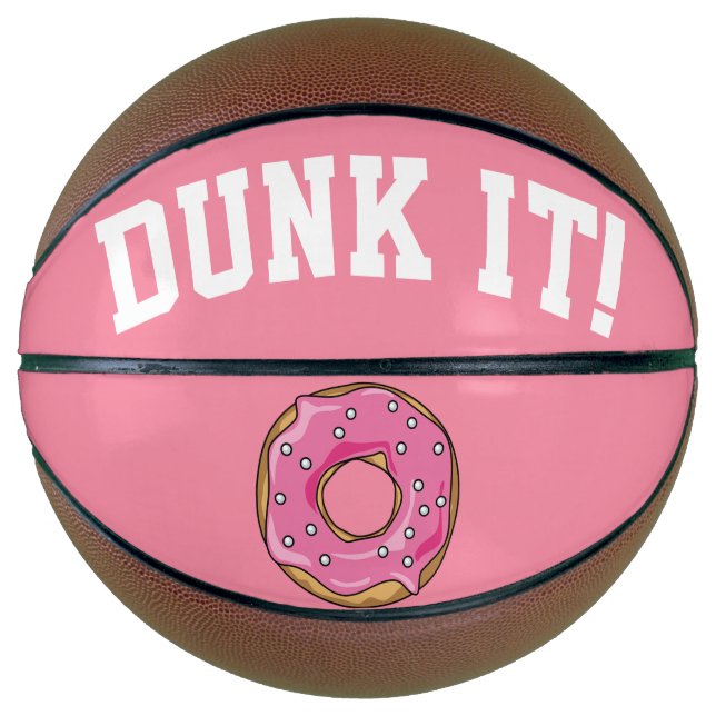Ballon De Basket Fraise de boule de Donut (Devant)