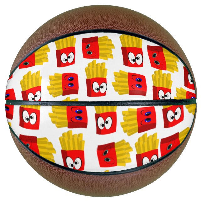 Ballon De Basket Fries françaises de basket-ball (Devant)