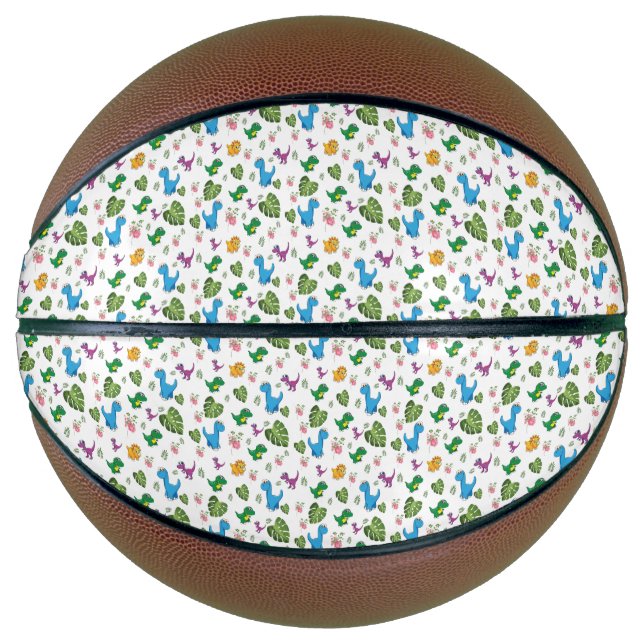 Ballon De Basket Funny Dinosaur (Devant)