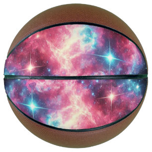 Ballon De Basket Galaxy Basketball avec design cosmique