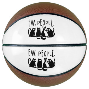 Ballon De Basket Gens dégueu Chats mignons Chats noirs