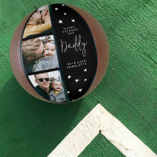 Ballon De Basket Happy Fête des pères 3 Photo Collage