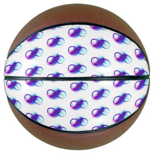 Ballon De Basket Infinity with purple feather