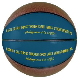 Ballon De Basket Je Peux Faire Tout Par Christ