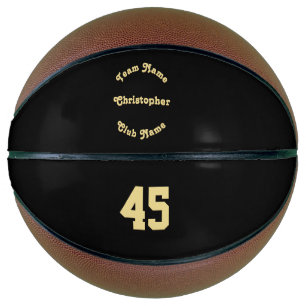 Ballon De Basket Joueur monographique personnalisé Numéro de club d