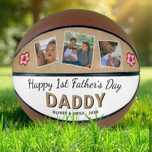 Ballon De Basket Joyeuse 1ère Fête des Pères Papa Cadeau Souvenir 3