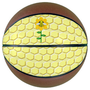 Ballon De Basket Joyeux Jour des abeilles Anniversaire Bumblebee