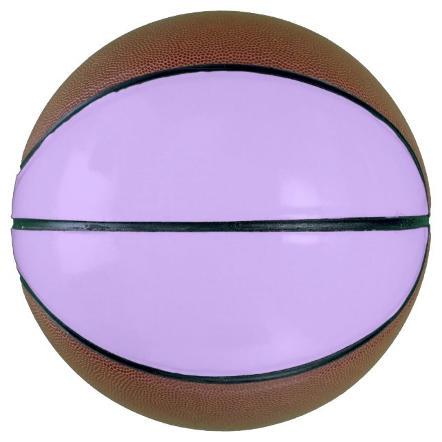 Ballon De Basket Lave violette couleur solide (Devant)