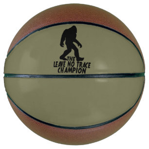 Ballon De Basket Le champion Leave No Trace drôle Bigfoot