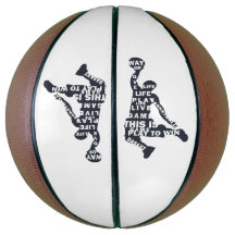 Lecteur de basketball slunk avec texte intégral