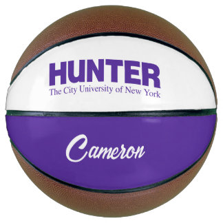 Ballon De Basket Logo académique de Hunter College CUNY
