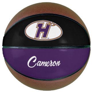 Ballon De Basket Logo Athlétique des Hawks de Hunter College