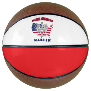 Ballon De Basket Marlin Texas Polonais Américain