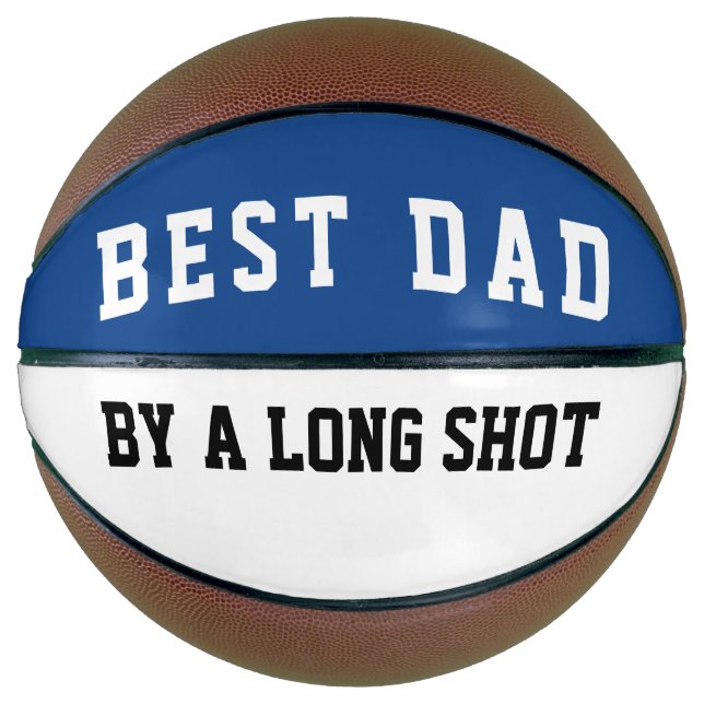 Ballon De Basket Meilleur cadeau papa (Devant)