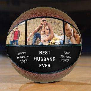 Ballon De Basket Meilleur Mari Jamais Photo personnalisée
