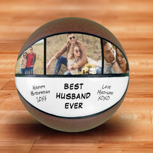 Ballon De Basket Meilleur Mari jamais photo personnalisée