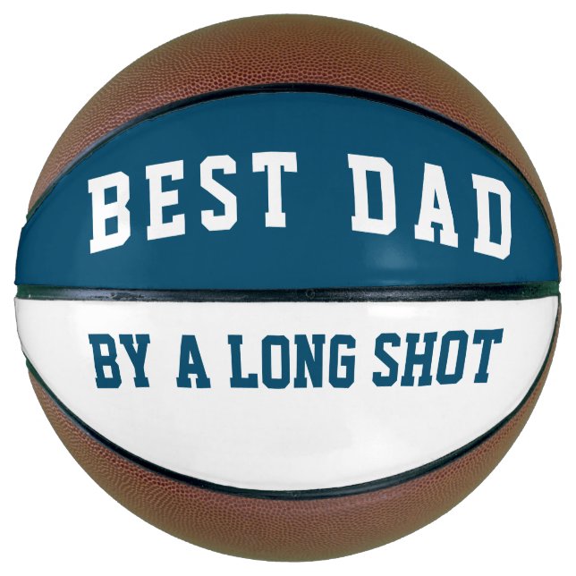 Ballon De Basket Meilleur papa (Devant)