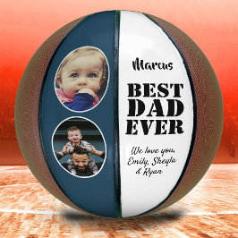 Ballon De Basket Meilleur papa Ever 2 Collage photo Fête des Pères