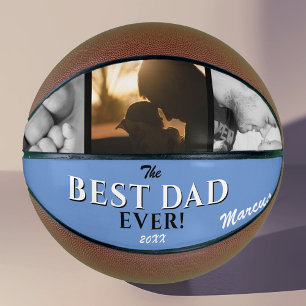Ballon De Basket Meilleur Papa Ever Cadeau de la Fête des Pères Ble