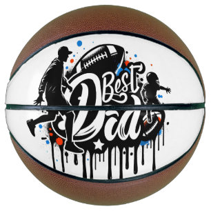 Ballon De Basket Meilleur papa Football père et fils Basketball