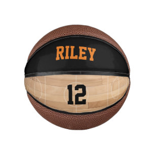 Ballon De Basket Mini Nom Personnalisé Numéro Joueur Âge